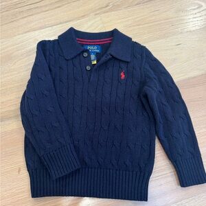 Polo by Ralph Lauren Dark Blue Knit Sweater